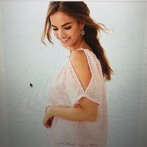 Lilly Pulitzer Lillette pink top Euc size xs